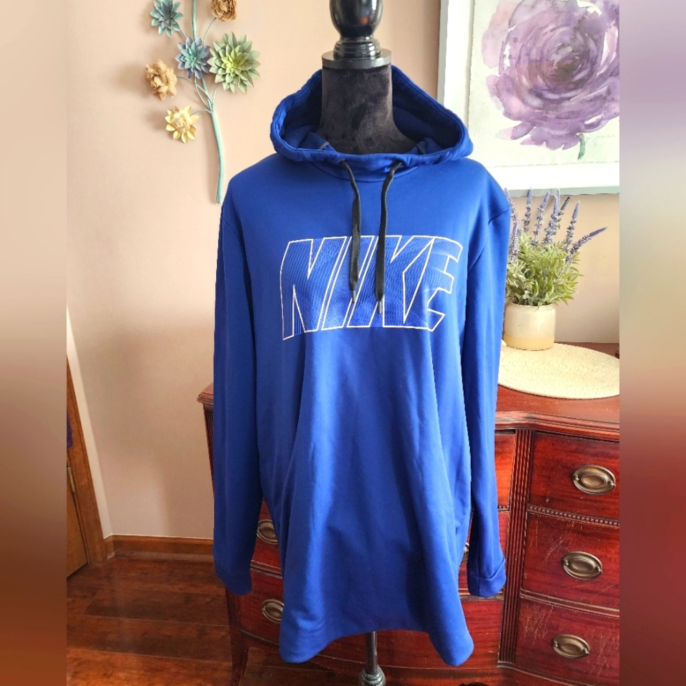Nike Dri Fit Blue Hoodie